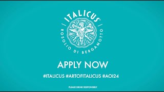 ART of ITALICUS 2024 Aperitivo Challenge is open [upl. by Meneau]