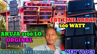 FBT LINE ARRAY 500 WATT AHUJA 2100 LO ORGINAL STX JBL 1800 YAMAHA MGP 24 X MIXER WATT DISAN VLOGS [upl. by Merrily]