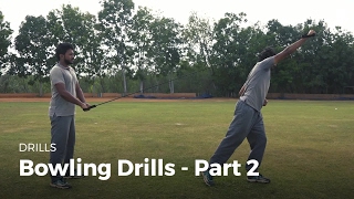 Bowling Drills  Part 2  Cricket [upl. by Alekal]