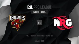 Renegades vs NRG  ESL Pro League Season 9 NA map3  deinferno SSW [upl. by Litt]