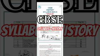 CBSE History SyllabusXI 202425EducationalUpdates [upl. by Kyl900]