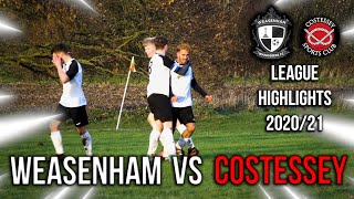 Weasenham Wanderers vs Costessey Sports FC Reserves [upl. by Gloriane]