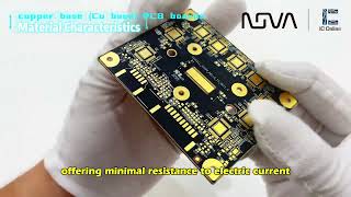 Copper base Cu base PCB boards Material characteristics [upl. by Linnet]