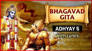 भगवद गीता  अध्याय 5  Bhagavad Gita Chapter 5  With Lyrics  Rajshri Soul [upl. by Raoul]