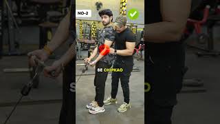 ❌🙅‍♂️3 Biggest Cable Curls Mistakes fitnesstrainer gym workout musclebuilding shortvideo [upl. by Aisenat]