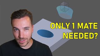 Can you fully define CAD geometry with only 1 mate [upl. by Sivek]