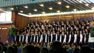 Coro Carmela Carvajal  Sound the Trumpet [upl. by Eltrym]