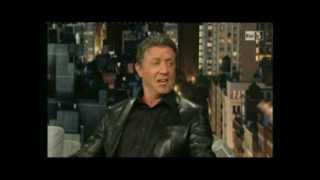 Sylvester Stallone ospite al David Letterman Show 2013  Sub ITA [upl. by Eserahc]