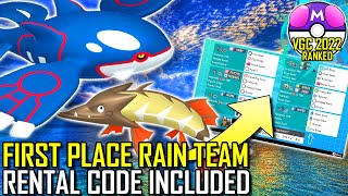 FIRST PLACE BARRASKEWDA RAIN TEAM  VGC 2022  Pokémon Sword amp Shield  Pokésports [upl. by Persian]