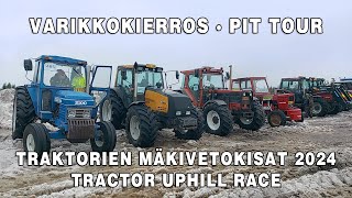 Traktorien mäkivetokisat varikkokierros  Vieremä 2024  Tractor Uphill Race a Pit Tour [upl. by Mccoy360]