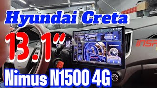 Creta Central Multimídia Nimus N1500 4G CarplayAndroid Auto IPS DSP GPS OctaCore 2Hz 464GB [upl. by Inaoj]