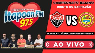 VITÓRIA 3X0 JUAZEIRENSE AO VIVO 280124 [upl. by Eeltrebor127]