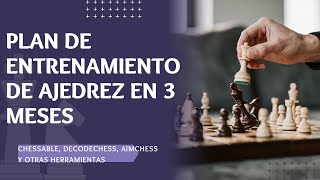 💻Plan de Entrenamiento de Ajedrez en 3 mesesSube tu elo rápidamente Chessable Decochess Aimchess [upl. by Elfreda]