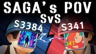 SAGA  vs Honyo amp Condor  Topwar 서버전 3384 vs 341  TW SvS 3384 vs 341 [upl. by Steinberg]