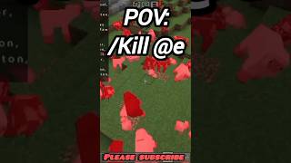 POV kille COMMAND Minecraft shorts minecraft [upl. by Ayikat]