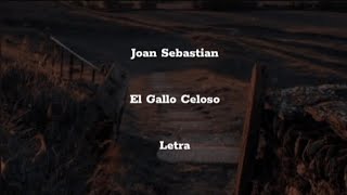 Joan Sebastian • El Gallo Celoso • Letra [upl. by Draillih]