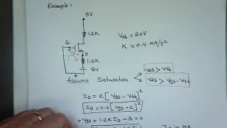 How to solve a MOSFET circuit [upl. by Domenic905]