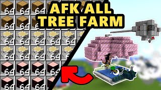 Automatic Tree Farm for Minecraft 121  AFK amp Hardcore Tutorial for All Trees [upl. by Bridwell135]