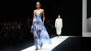 Emporio Armani  SpringSummer 2025  Milan Fashion Week [upl. by Werdnael]