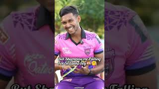 Shameless me😅🙈Matheesha Pathirana💝😘 CricketCrushgirl Love Crush Trending Shorts MP81 CSK IPL [upl. by Annaid]