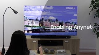 Enabling Anynet on your Samsung TV [upl. by Fransen179]