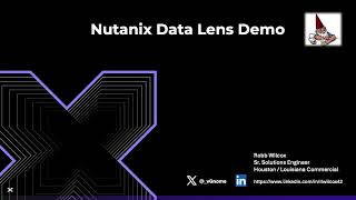 Nutanix Data Lens Demo [upl. by Ellesij421]