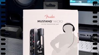 Fender Mustang Micro UnboxingReview [upl. by Ginzburg]