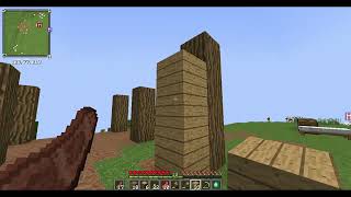 Minecraft Modepack tektopia  Ep2 សាងសងផ្ទះមេភូមិ [upl. by Chem]