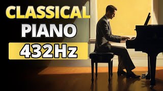 The Best Of Classical Piano In 432 Hz [upl. by Lennod]