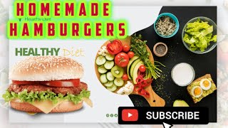 Homemade Tawa HamburgersClassic Beef burger recipe [upl. by Aitsirhc112]