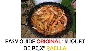 how to make an original quotSUQUET DE PEIXquot or quotZARZUELAquot original paella recipe from Valencia Spain [upl. by German]