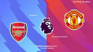 Arsenal vs Manchester United  PremierLeague 202425  PES2021 PC [upl. by Cliff135]