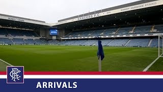 TEAM ARRIVAL  Rangers v Hibs [upl. by Arretal]