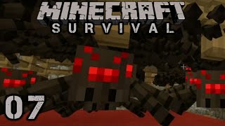 Minecraft Survival  7  Spider XP Farm   Luna SSP [upl. by Nilak]