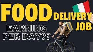 GLOVO Food Delivery  Part time job  Student life in Italy 🇮🇹 [upl. by Ramyar]