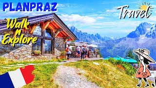 Planpraz a Breathtakingly Beautiful Plateau on the Slopes of ChamonixMont Blanc Valley 4K [upl. by Ethe649]