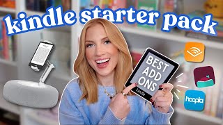 kindle essentials starter pack 🛍️ best accessories  bookish items [upl. by Htederem]