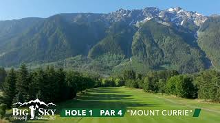 Hole 1  Mount Currie [upl. by Ahseuqal412]