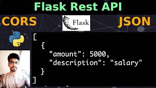 Create a Flask Rest API that returns JSON and Handle CORS Problem  UBprogrammer [upl. by Inod]