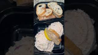 Homemade Tuna Salad With Crostinis  El Gordo Y La Gordita Healthy Meal Prep  khustlevlogs [upl. by Aryas573]