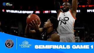 Paris BasketballLondon Lions  Semifinals Game 1 Highlights  202324 BKT EuroCup [upl. by Niltag]