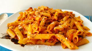 Perfect Penne Pasta in Red Sauce  How to Cook Penne Pasta in Tomato Sauce [upl. by Alrak]