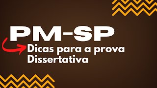 PMSP  Prova dissertativa  Dicas [upl. by Aida]