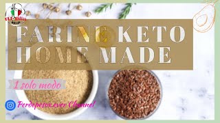 FARINE KETOHARINA DE ALMENDRASCOMO HACER HARINA DE ALMENDRASHARINA KETO HOMEMADE 1maniera [upl. by Goody]