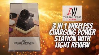 3 In 1 Wireless Charging Power Station with Light review [upl. by Janka]