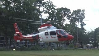 ITH Christoph Mittelhessen Maschine Nürburgring JUH Luftrettung startet an Uniklinik Bonn [upl. by Runstadler35]