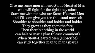 STOUT HEARTED MEN Give Me Some Men Who Are Lyrics Words text trending NEW MOON sing along song music [upl. by Dlarrej]