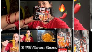 2PM KOREAN RAMEN CHICKEN SASUSES amp EGG MUKBANG🥵🌶️👌॥Spicy Noodlles Mukbang🍝❤️ [upl. by Hgielek]