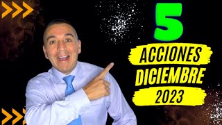 5 Acciones con potencial para Diciembre 2023 2025  Bellagio  Italia [upl. by Nilkcaj256]