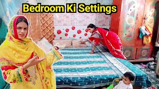 Bedroom ki settings And Safai  Village Life Vlogs  Village Girl vlogs [upl. by Galer930]